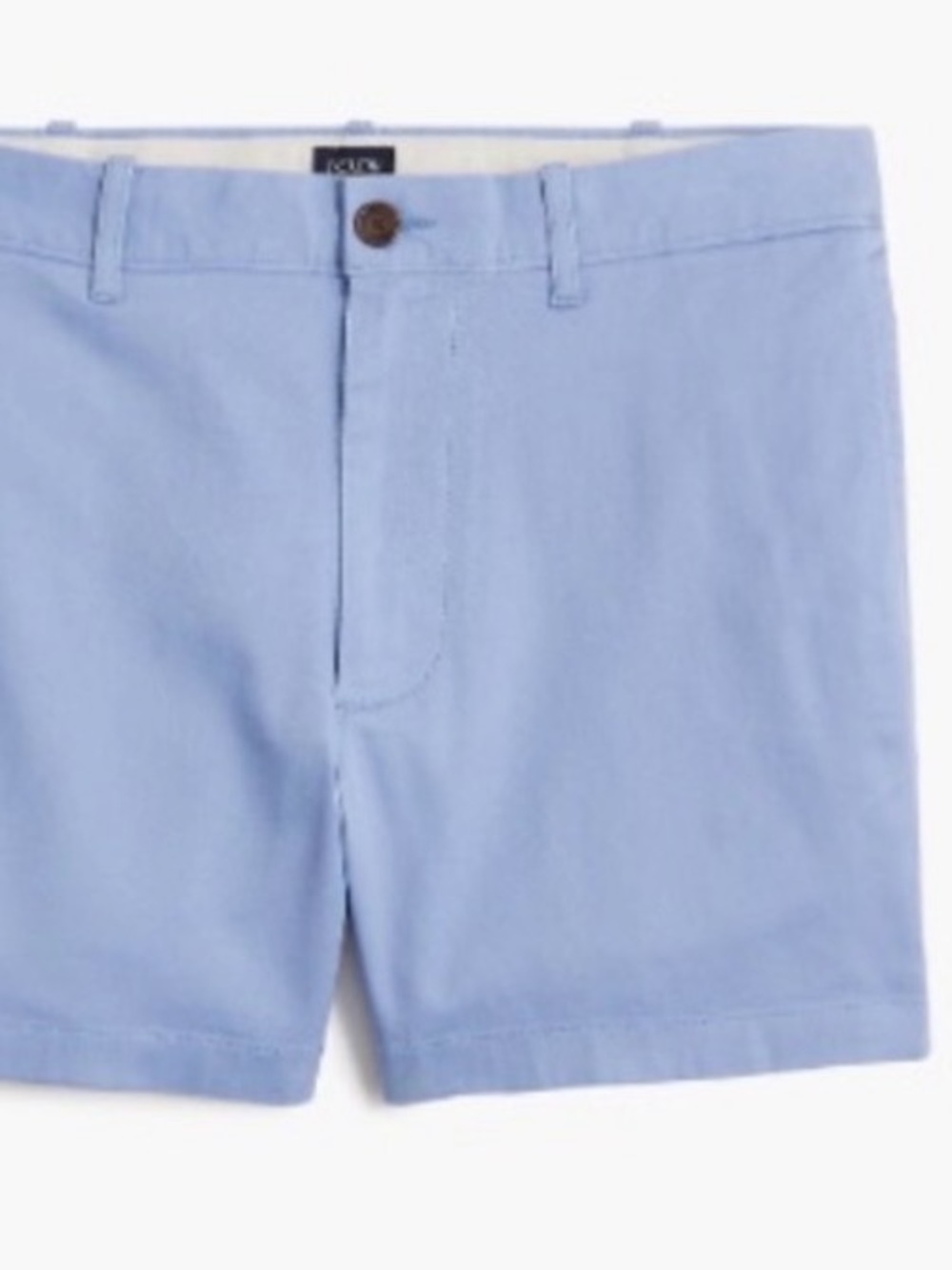 Jcrew Men's Light Blue Cotton Stretch Shorts
